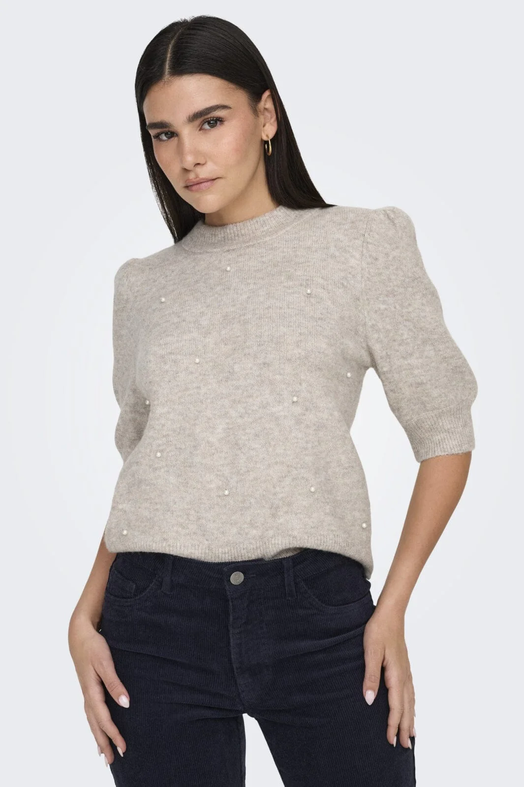 JDY Jdyrue Life 2/4 Pearl Pullover Knt 15342271