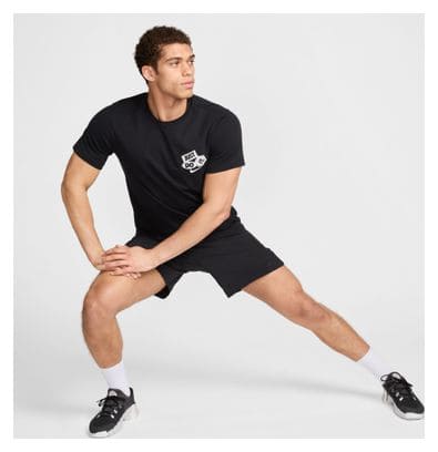 Maillot manches courtes Nike Press On Noir Homme