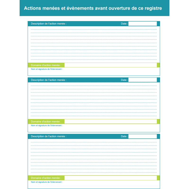 Registre public d'Accessibilité