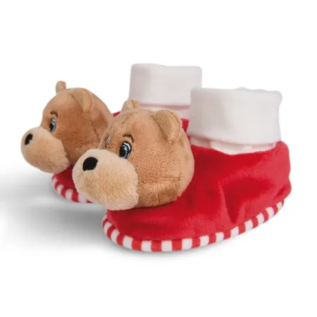 NICI Babyschuhe mit Rassel FC BAYERN Bär Berni