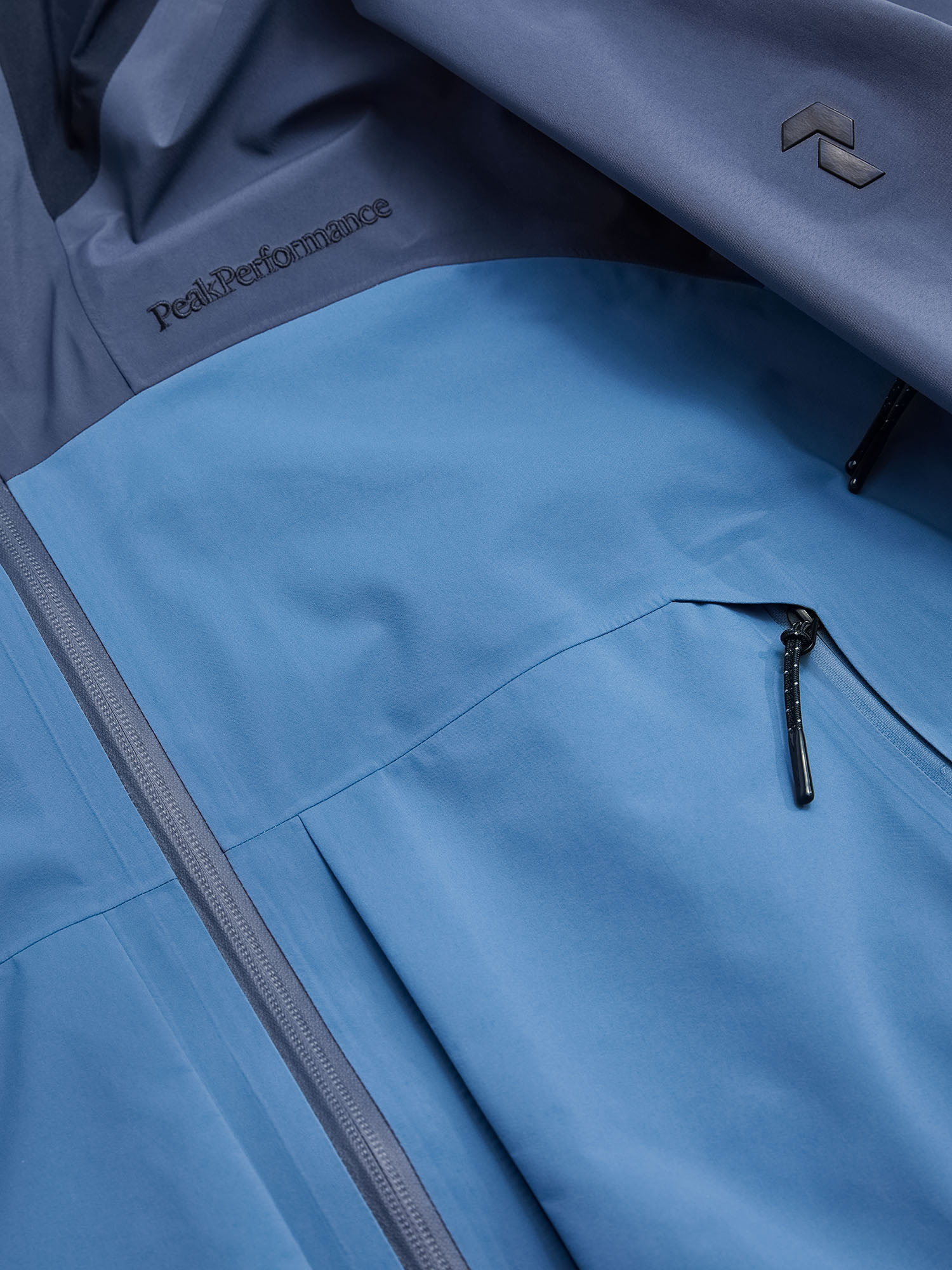 Vislight GORE-TEX C-Knit 3L Shell Jacket Herre Ombre Blue/Shallow/Orange Dune