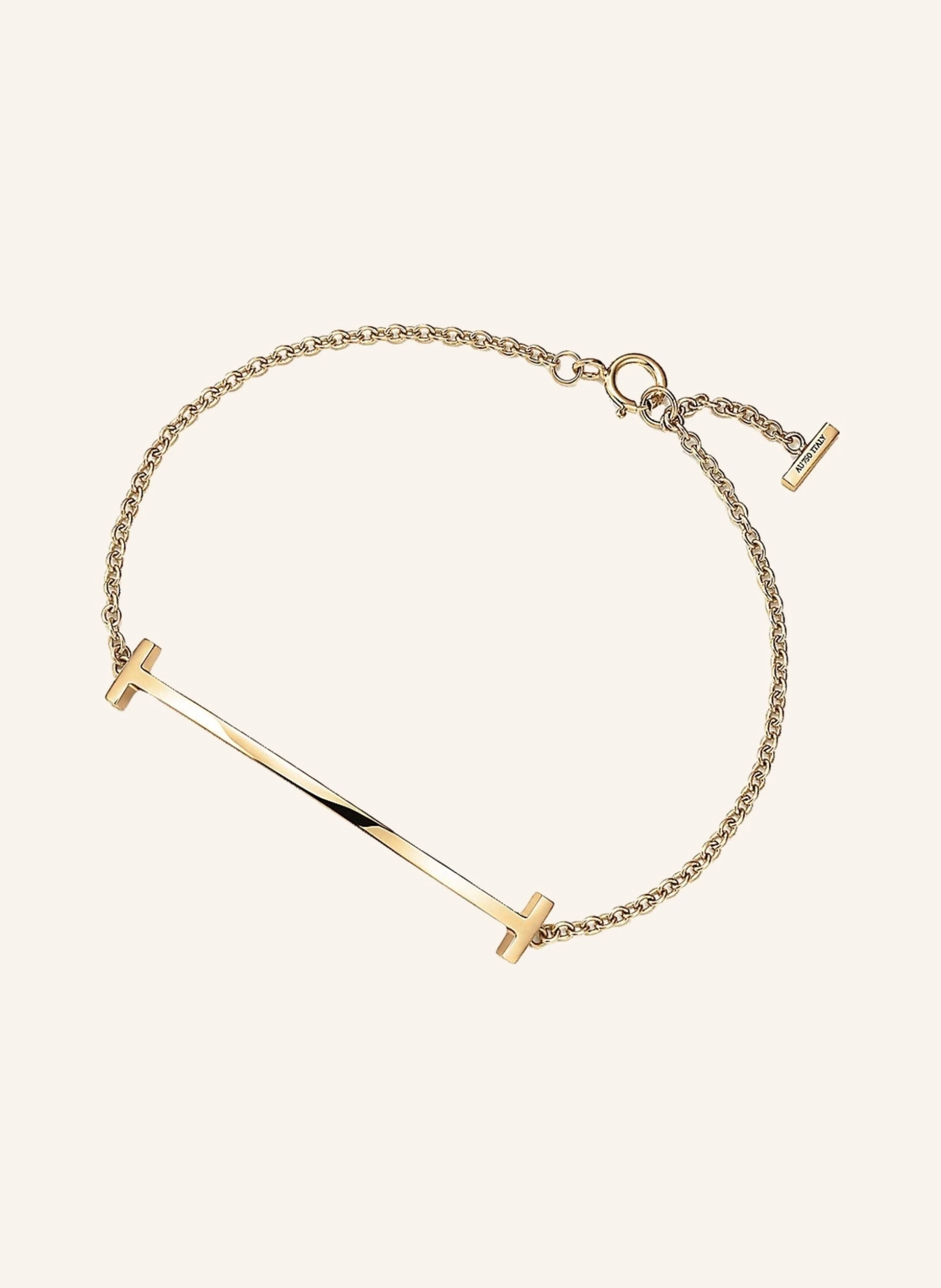 TIFFANY & Co. TIFFANY T SMILE ARMBAND aus 18 Karat Gelbgold