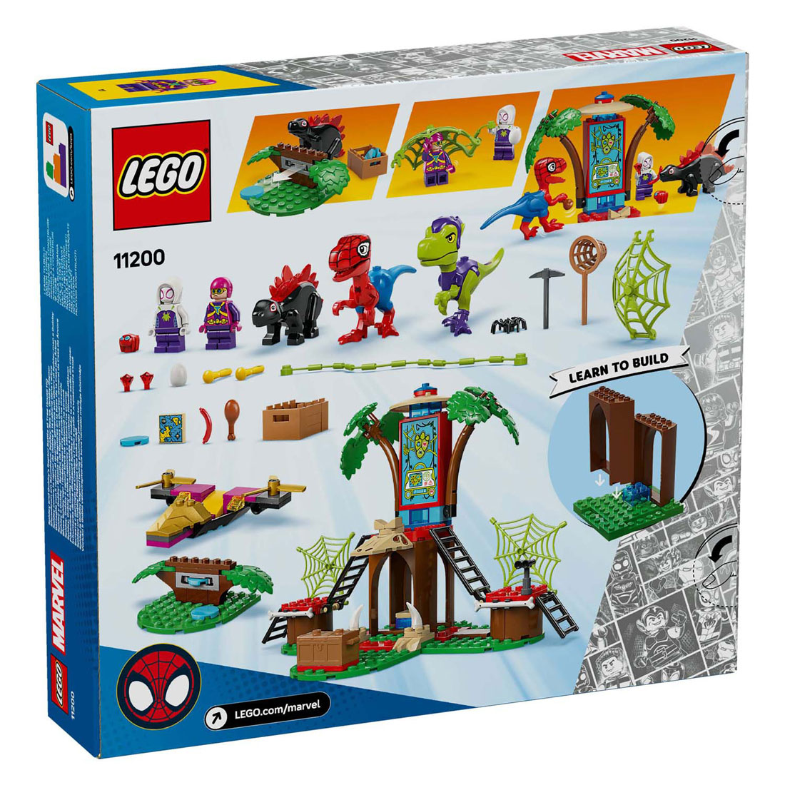 LEGO Spidey 11200 Spidey en Gobby's Raptorstrijd Bij de Boomhut