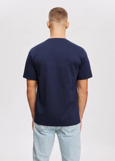 Basic t-shirt blauw (BLW.D)