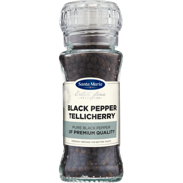 Santa Maria Tellicherry Zwarte Peper met Molen 70 g