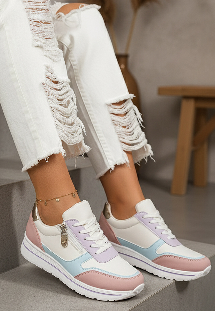 Baskets pour femme multicolores Positeia