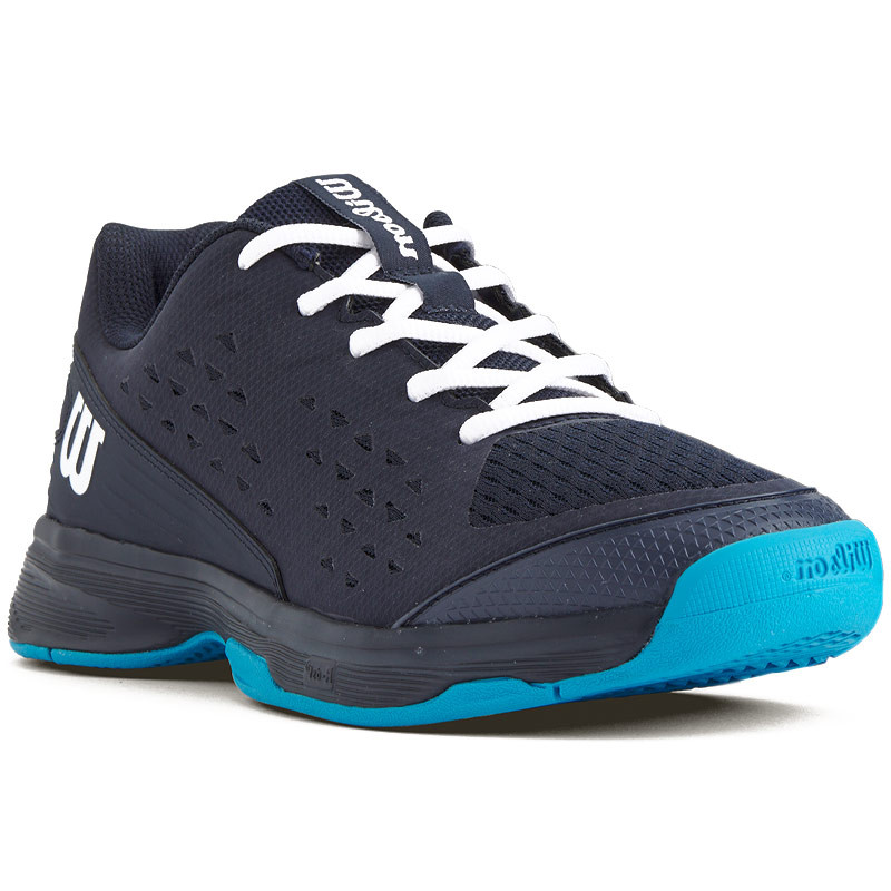 Wilson Rush Pro L junior bleu marine - Chaussures de tennis enfants compétition