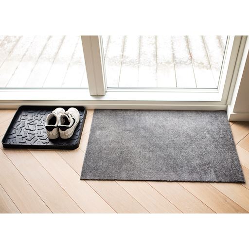 Tica Copenhagen Unicolor Gulvtæppe, Steelgrey, 60x90 cm
