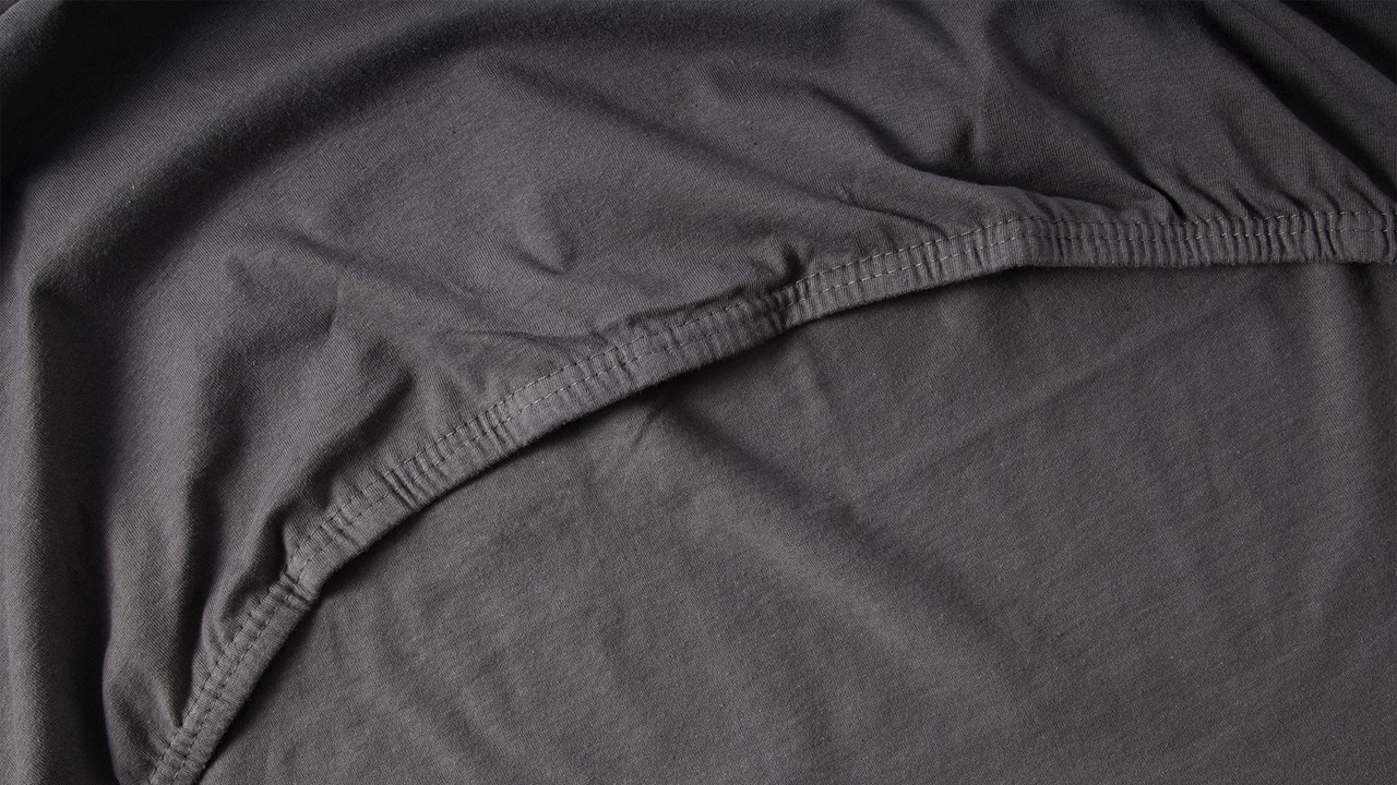 Hoeslaken Beter Bed Select Jersey splittopper donkergrijs
