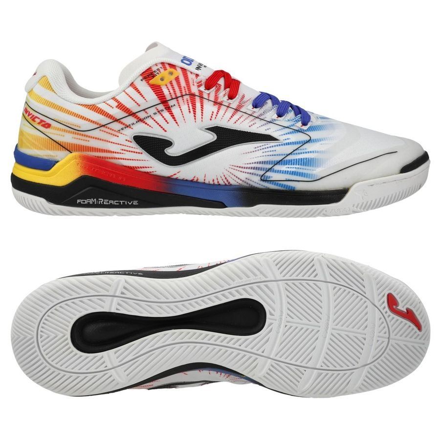 Joma Invicto IN - Blanc/Rouge