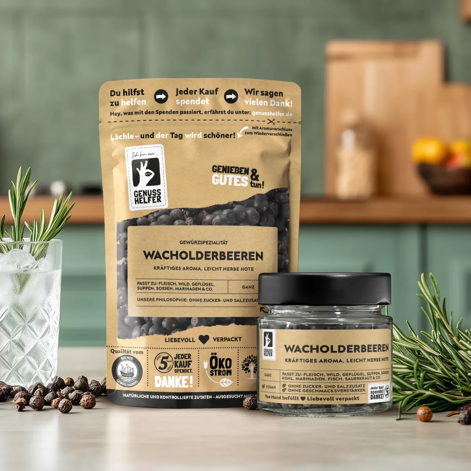 Wacholderbeeren, ganz, 10er Pack