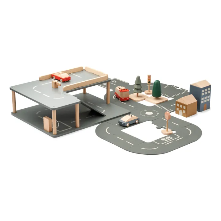 Liewood Village et garage en bois | Apple red multi mix
