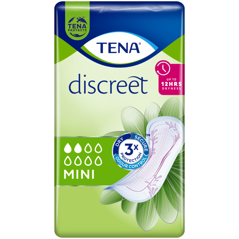 3x TENA Discreet Mini30 stuks