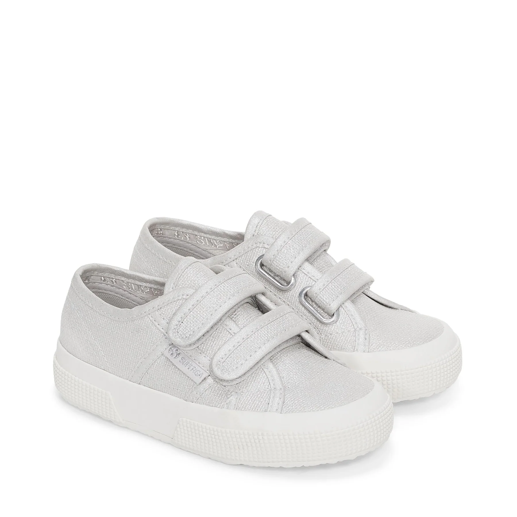 2750 KIDS STRAPS PEARL MATTE CANVAS-GREY SILVER-FAVORIO