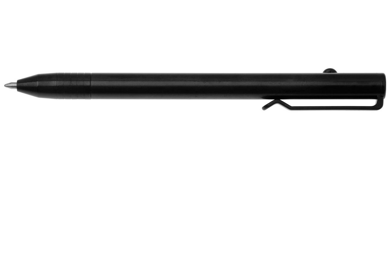 Big Idea Design Slim Bolt Action Pen SBA-BK Black Titanium, everyday carry pen