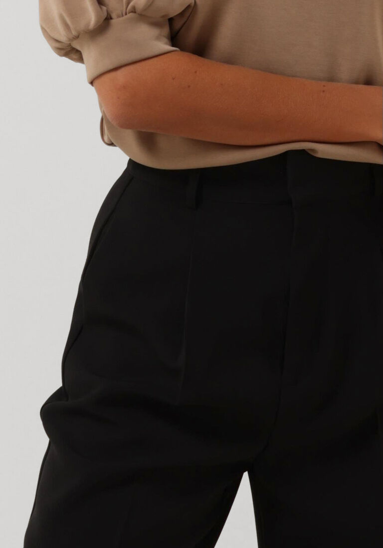 MY ESSENTIAL WARDROBE zwarte my essential wardrobe wijde broek 28 the tailored high pant