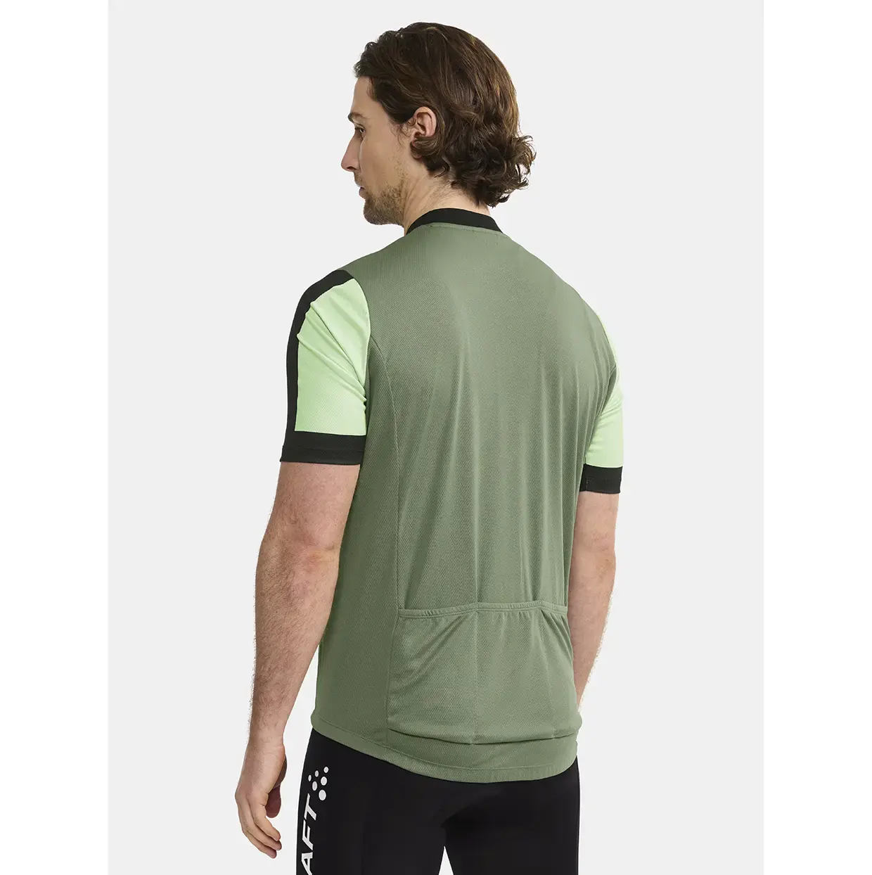 Craft Core Endurance Logo Fietsshirt Korte Mouwen Groen/Zwart Heren