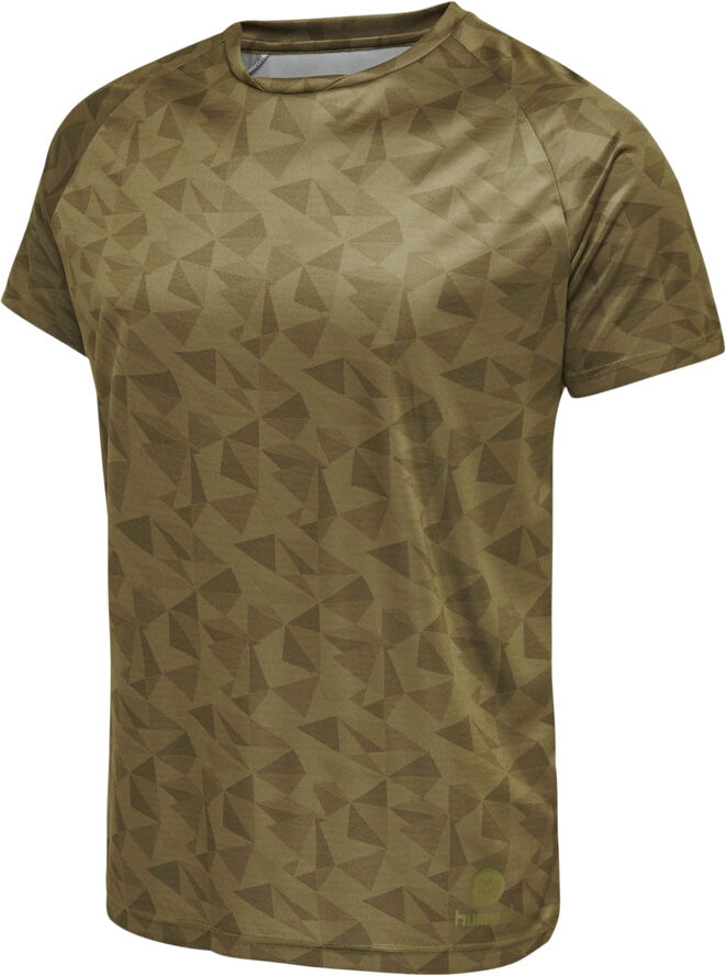 Hummel Active Poly Jersey S/S Grøn