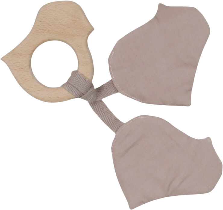 Müsli by Green Cotton Figure teether Rose wood
