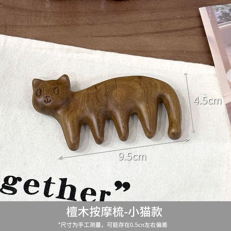 Momoi - Houten haarkam (verschillende ontwerpen)