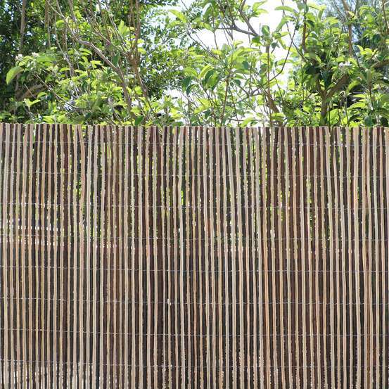 Haie osier fendu bicolore - l.300 x H.150 cm