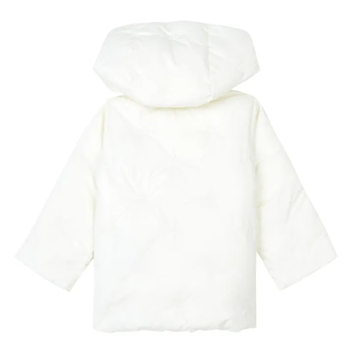 Bonpoint Doudoune Coton Bio Cerises Bonno | Ecru