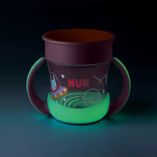 Copo de Treinamento Nuk Mini Magic Cup 360 +6 meses Rosa 160ml