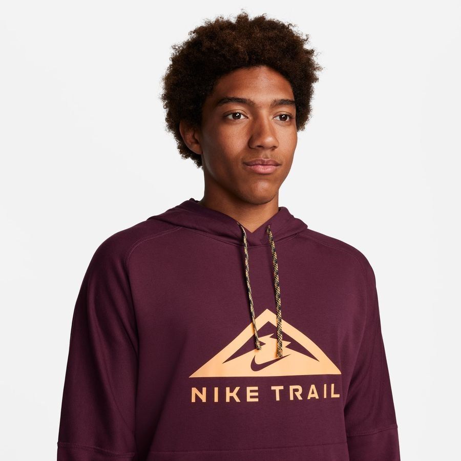 Nike Sweat à Capuche Dri-FIT Trail Magic Hour - Bordeaux Foncé/Noir/Melon