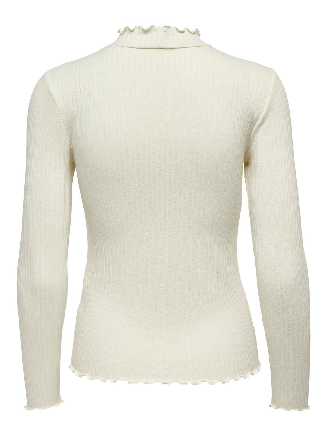 JDYFRANSISKA Top Whitecap Gray