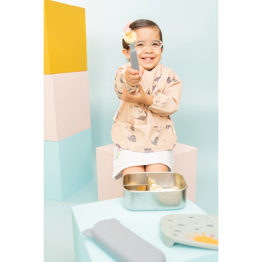 the cotton cloud Lunchbox Origami Stainless aus Edelstahl hellblau