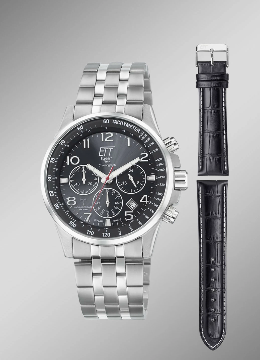Sportlicher Chronograph mit Wechselband