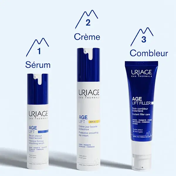 Uriage Age Lift Filler, tratamento instantâneo antirrugas, 30ml