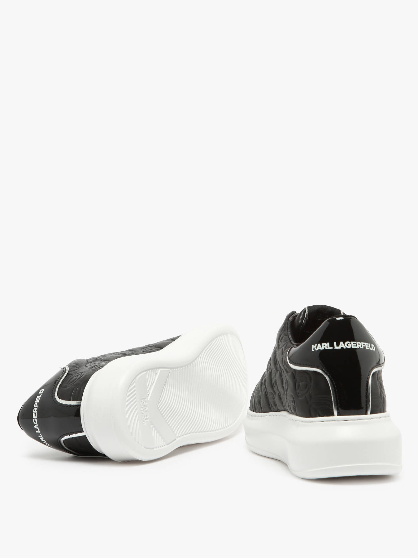 Sneakers Kapri Embossed en cuir KARL LAGERFELD