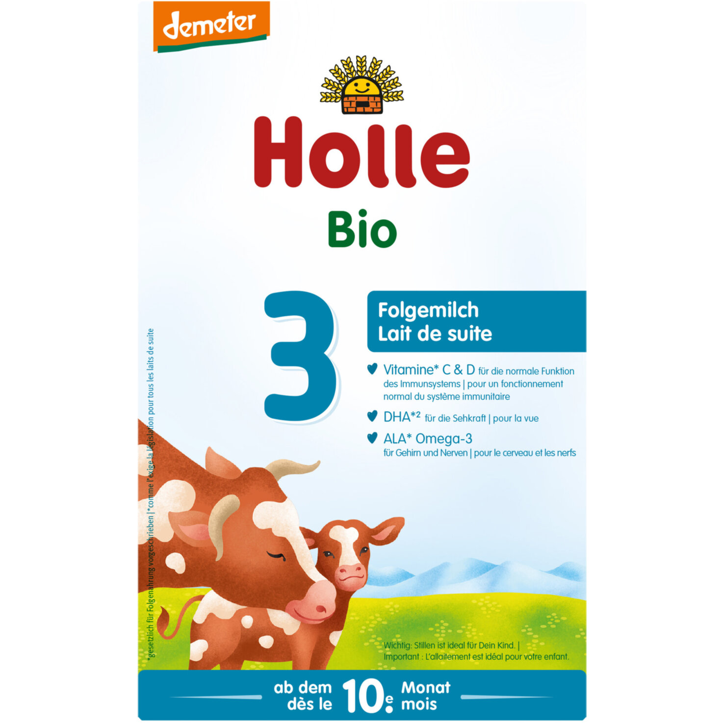 Holle Demeter Bio Folgemilch 3 10+ Monate