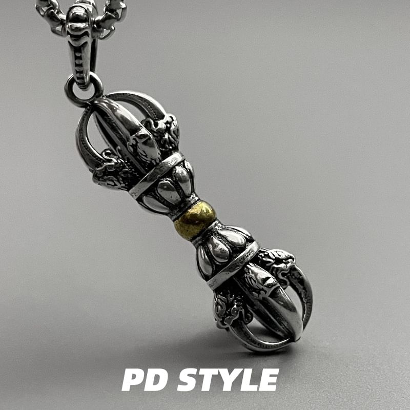 Elnge - Tibetaanse boeddhistische Dorje Vajra hanger ketting