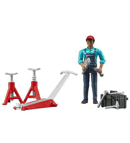Bruder Figur - bworld - Mekaniker m. Zubehör - 62100