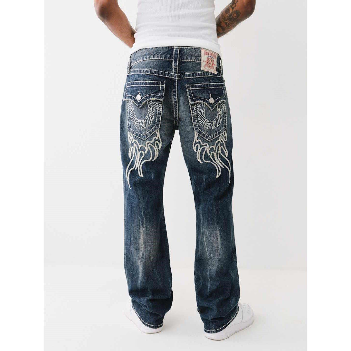 True Religion TR Denim Flame Jeans Mens