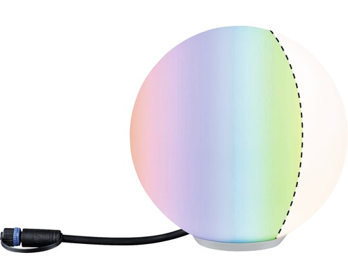 Paulmann Globe Plug & Shine ZigBee RGBW IP65 2.8W 110 lm Ø 20 cm bol wit 230/24 V - Compatibel met SMART HOME van hornbach