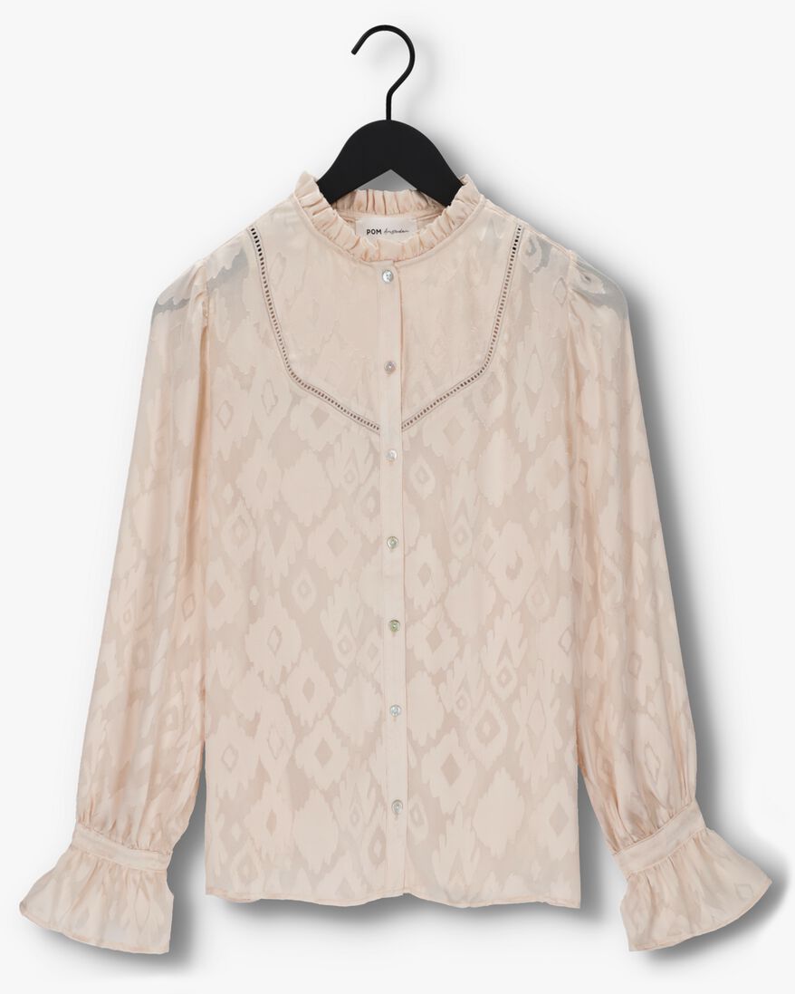 POM AMSTERDAM ecru pom amsterdam blouse blouse 7083