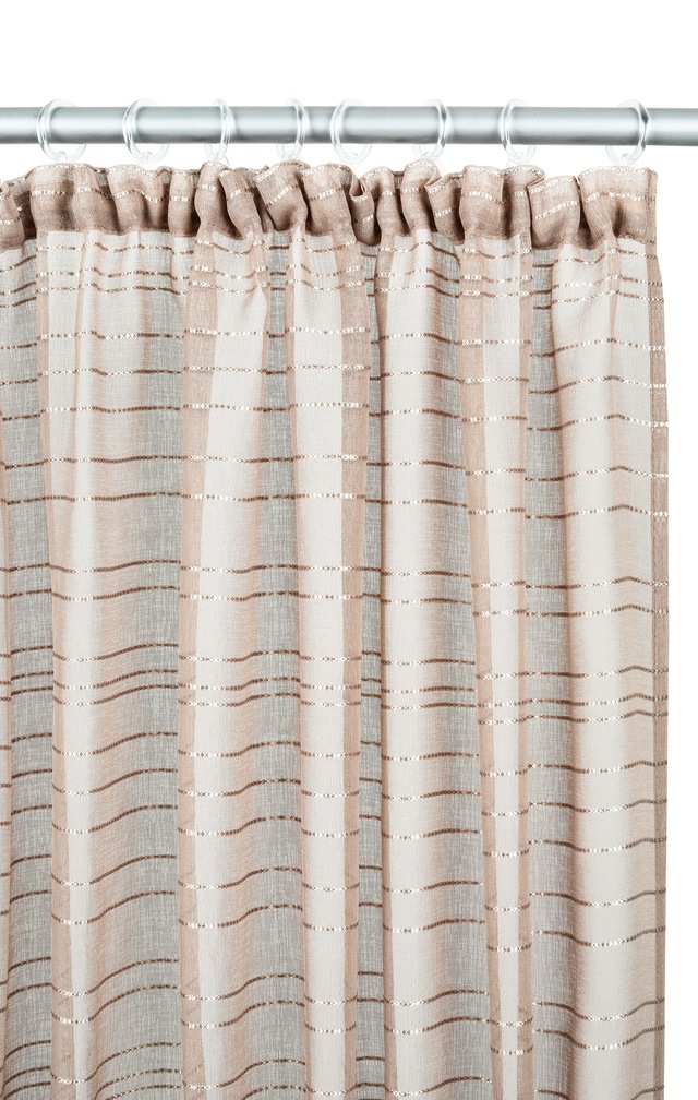 Bruno Banani Gardine »Linus« Kräuselband 1 Stk. tlg. 1 Schal, eingewebte Querstreifen, verschiedene Grössen,