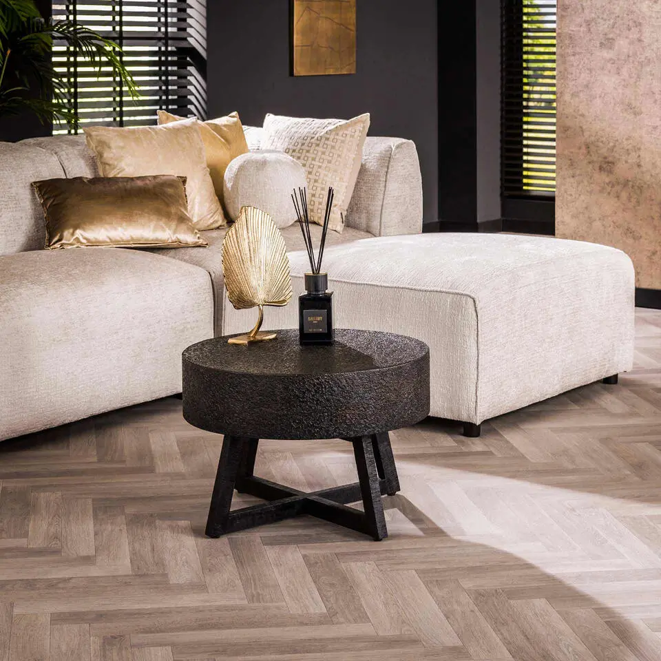 Fraaai - Sonja salontafel ø60 - ferro metallic