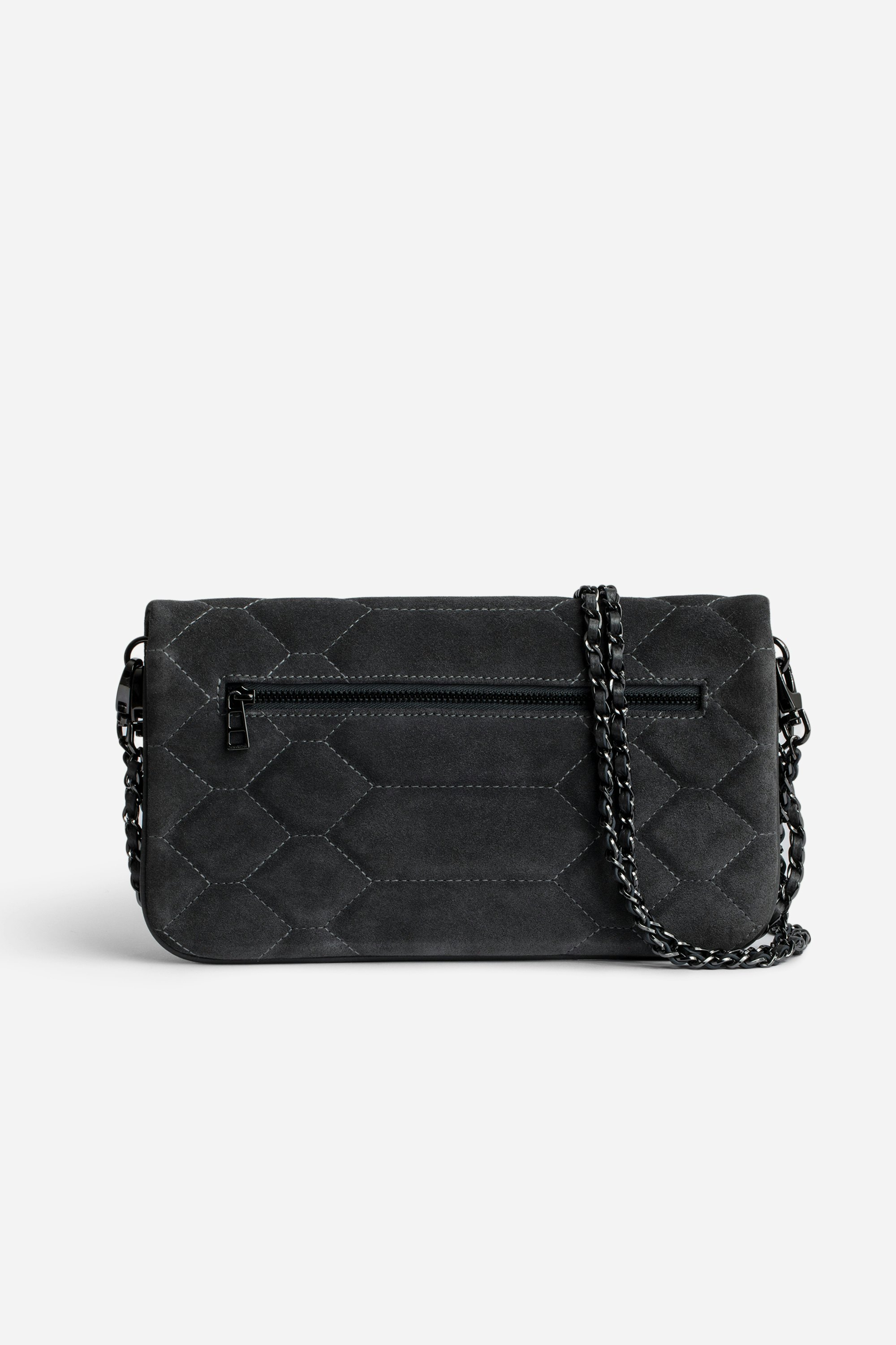 Pochette Rock Suede Matelassée