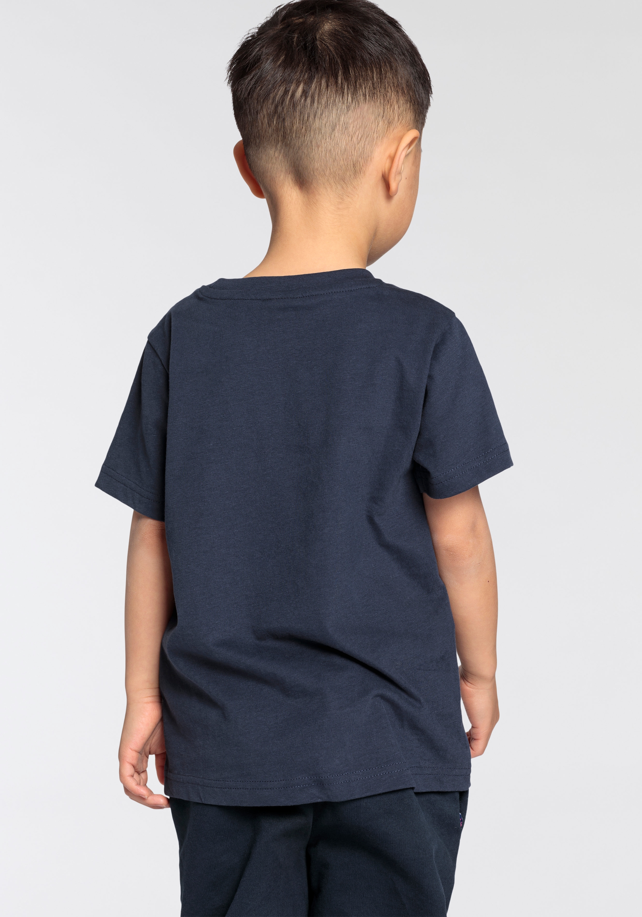 KIDSWORLD T-Shirt »RAKETE« Kurzarm,  Basic-Passform,  mit trendigem Druck,  Rundhalsausschnitt