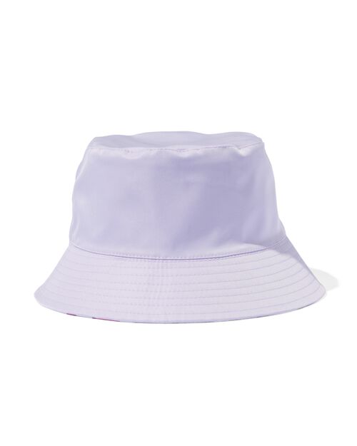 chapeau de soleil réversible arc-en-ciel/lilas