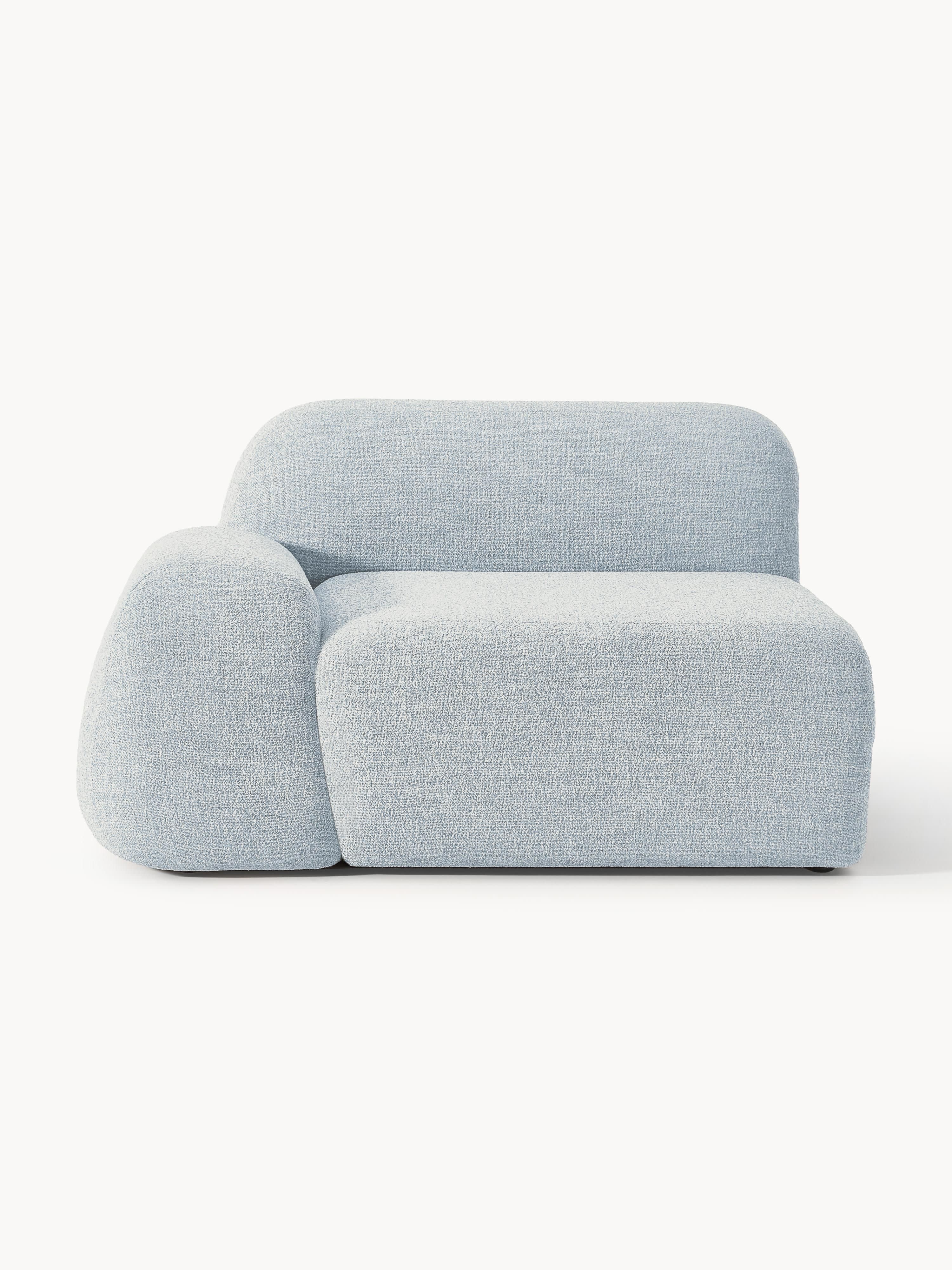 Hoekmodule Wolke van bouclé