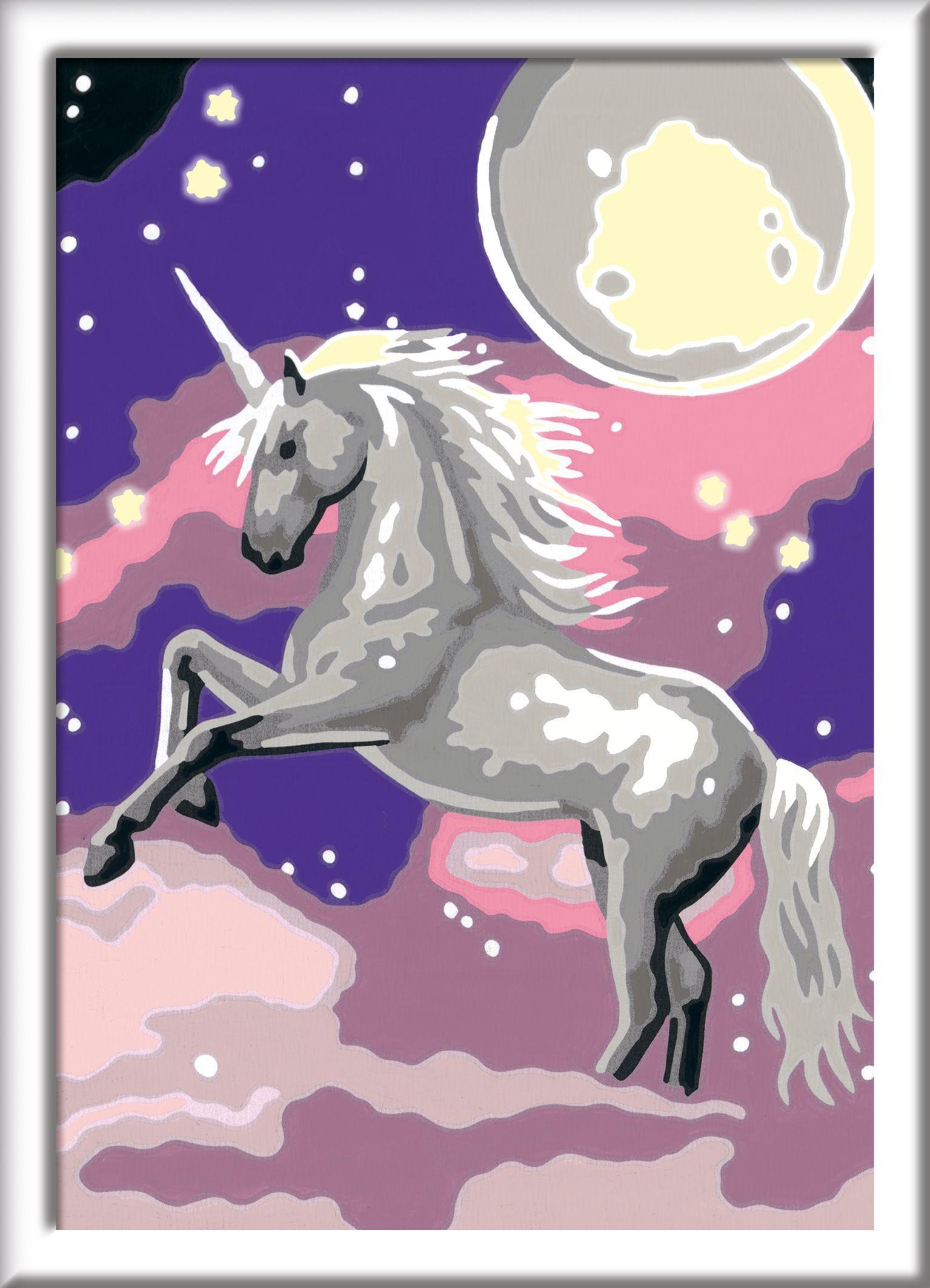 Mal-Set MALEN NACH ZAHLEN SERIE E – EINHORN 13-teilig