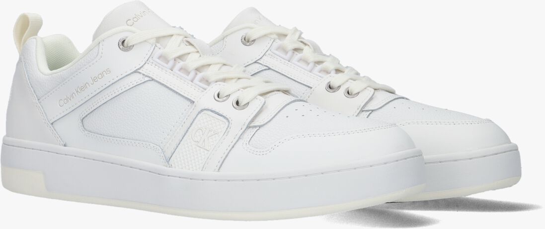 CALVIN KLEIN witte calvin klein lage sneakers basket cupsole r insert