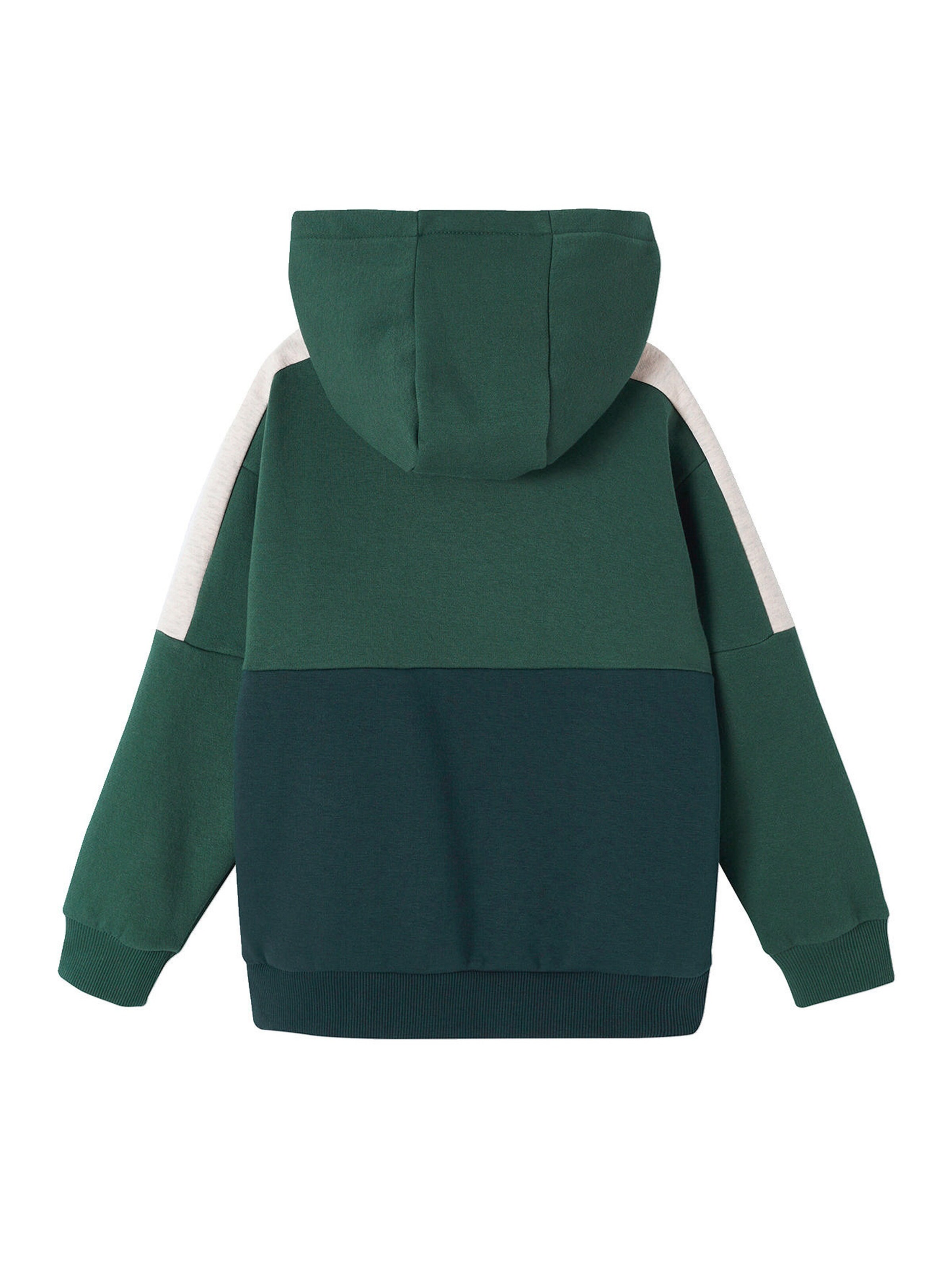 Vertbaudet Jungen Kapuzensweatjacke tannengrün