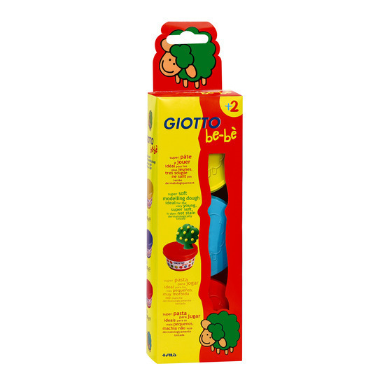 Giotto be-bè Tris: 3 pots de 100g de pâte à jouer