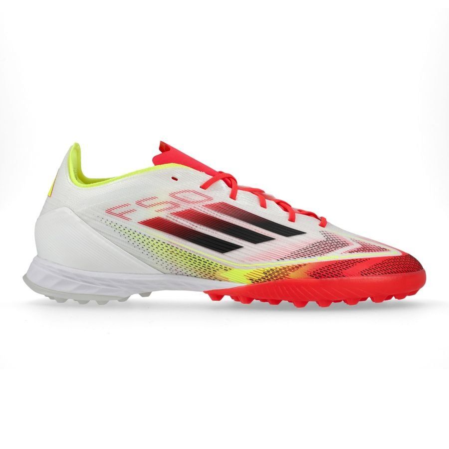 adidas F50 Pro TF Pure Victory - Blanc/Noir/Jaune